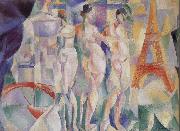 Delaunay, Robert The City of Paris oil